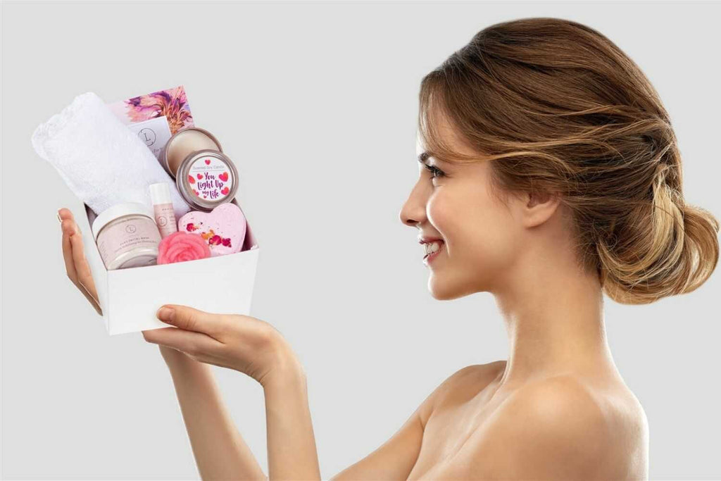 Cute Beauty and Skincare Gift Set Natural Skincare Gift Box, Mother's Day Gift, BFF, Sister