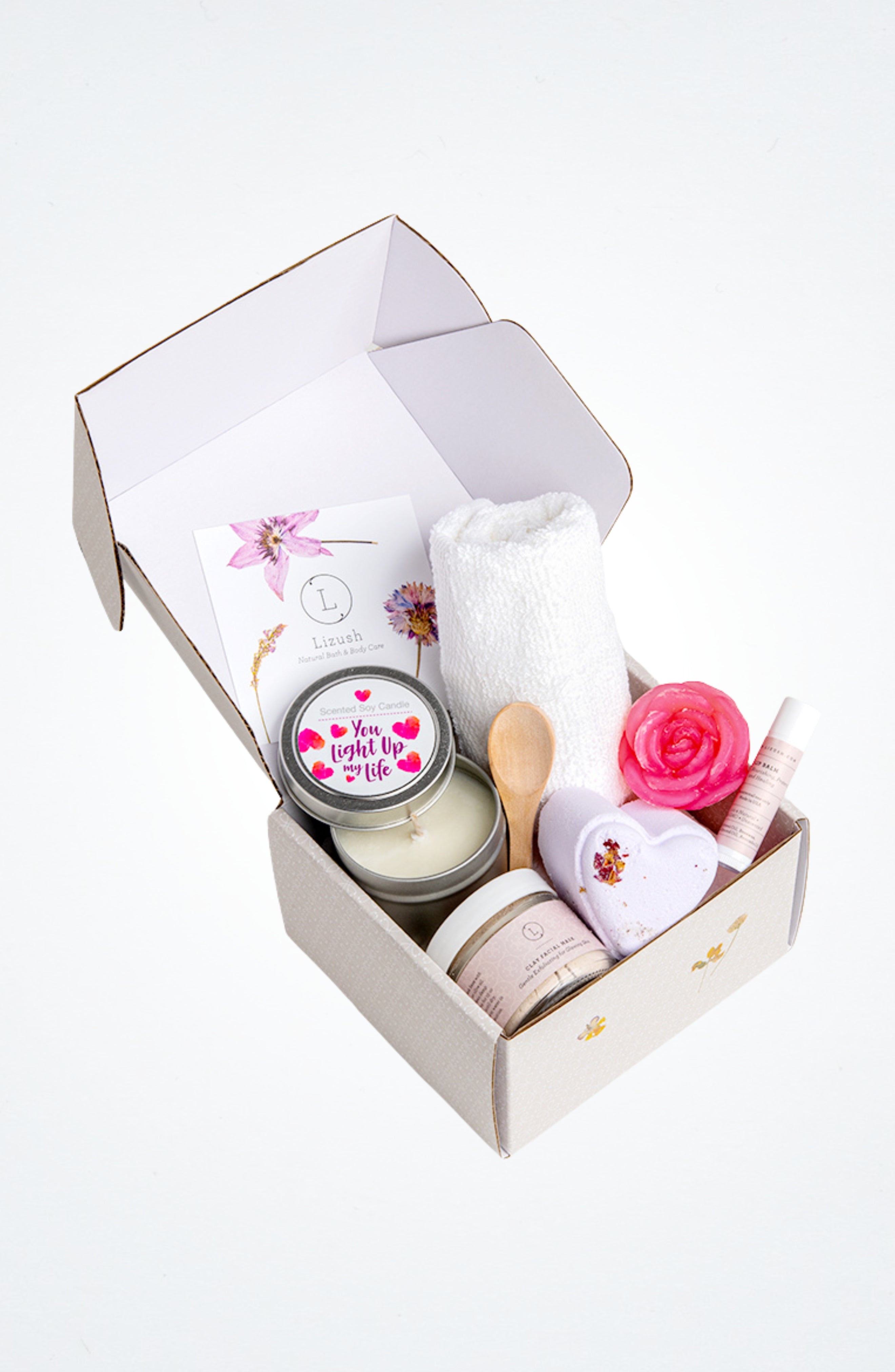 Cute Beauty and Skincare Gift Set Natural Skincare Gift Box, Mother's Day Gift, BFF, Sister